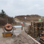 Nur wenige Schritte sind es vom Ferienhaus zum Strandweg